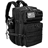 LHI Tactical Military Backpack for Men and Women 25L/35L Army Assault Pack Bag Small Rucksack with Bottle Holder