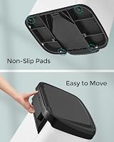SONGMICS 50 L Kitchen Bin Metal Pedal Bin with Lid White Dove Grey LTB530W03 view 9
