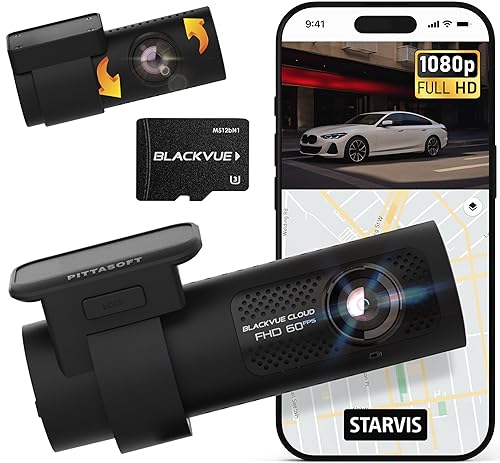 BlackVue DR770X-2CH 64GB 2-Channel Dash Cam, Full HD STARVIS