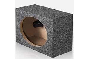Suacopzar 6 x 9 Inch Car Audio Speaker Box Enclosure, Universal Fit Ported Subwoofer Enclosure, Subwoofer Regular Standard Cab Truck Sub Box Enclosure, Subwoofer Enclosure Box Improves Audio Quality