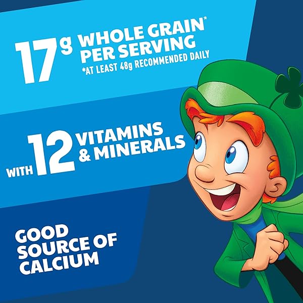 LUCKY CHARMS SMORES BREAKFAST CEREAL WITH MARSHMALLOWS, FAMILY SIZE, 18 OZ