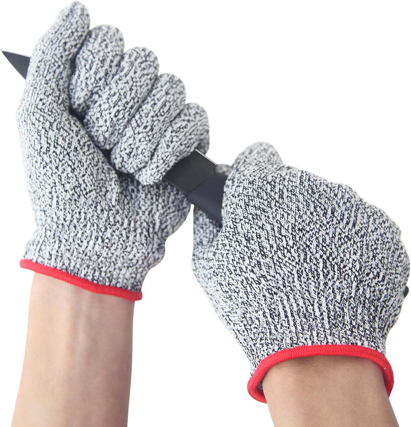 Cut Resistant Gloves, Working Gloves with Level 5 Protection, Medium Size