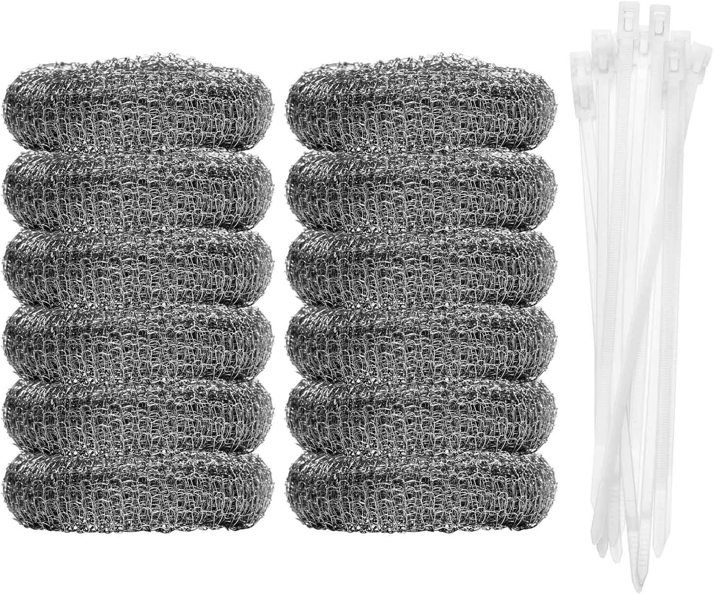 12 Pieces Washing Machine Lint Traps 304 Stainless Steel