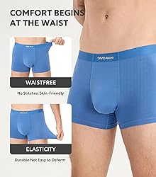 DAVID ARCHY Mens Underwear Trunks Comfortsoft