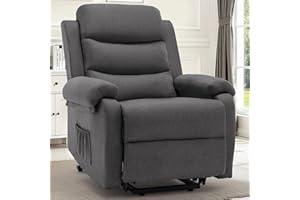 Korser Recliner Chair for Adults, Power Lift Chair for Elderly, Small Recliner with Assist for Seniors, Electric Lift Sofa wi