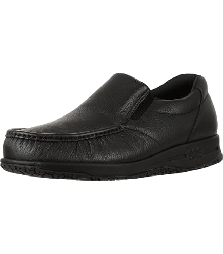 Amazon.com | SAS Side Gore Slip On Comfort Loafer Black 6 M (M) (D