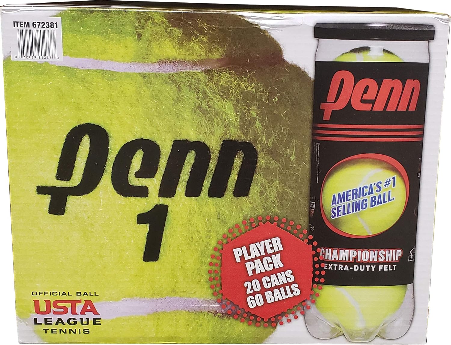 Penn Player Pack 20 Cans(60 Balls Total), Balls Amazon Canada