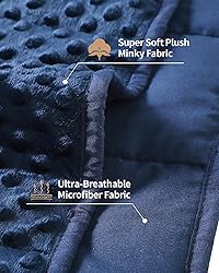 Mr. Sandman Weighted Blanket for Adults, Minky