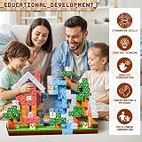 COOLJOYA Magnetic Blocks 108 Piece Set 20 Colors STEM Montessori Building Toys view 5
