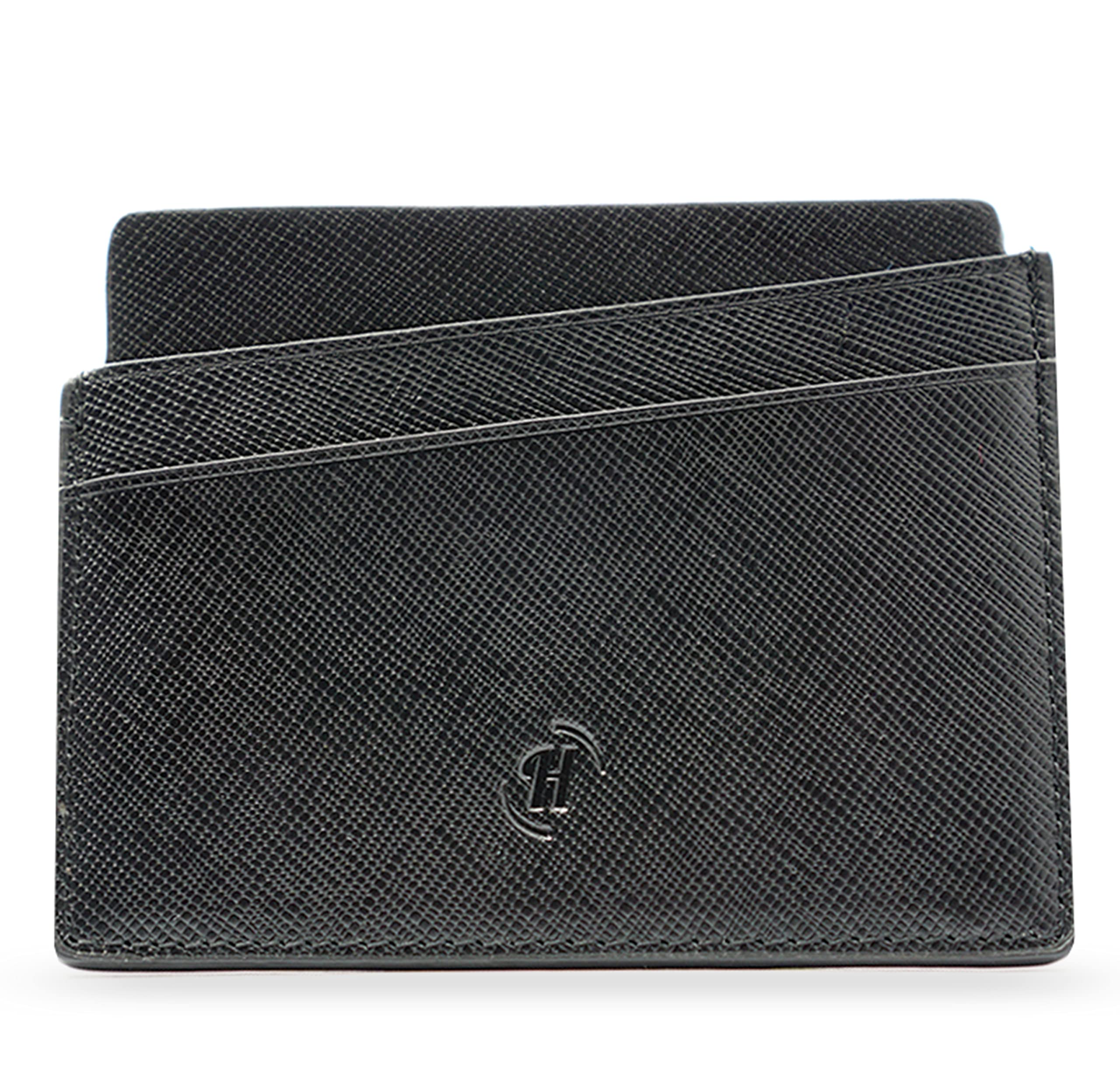 Hoq's Card Wallet for Men - Slim Minimalist Wallet with RFID Blocking - Pocket Friendly Mens Card Holder - Vegan Leather - Cool, Small & Super Thin to Reduce The Bulk - The Entrepreneur