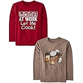 The Children's Place Boys Gamer,Cars,Sports Long Sleeve Graphic T-Shirts,2 Pack