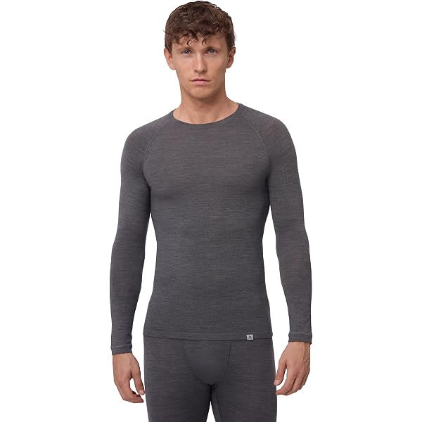 Chaleco De Manga Larga De Seda Térmica - Talla Grande, Color Blanco Marfil