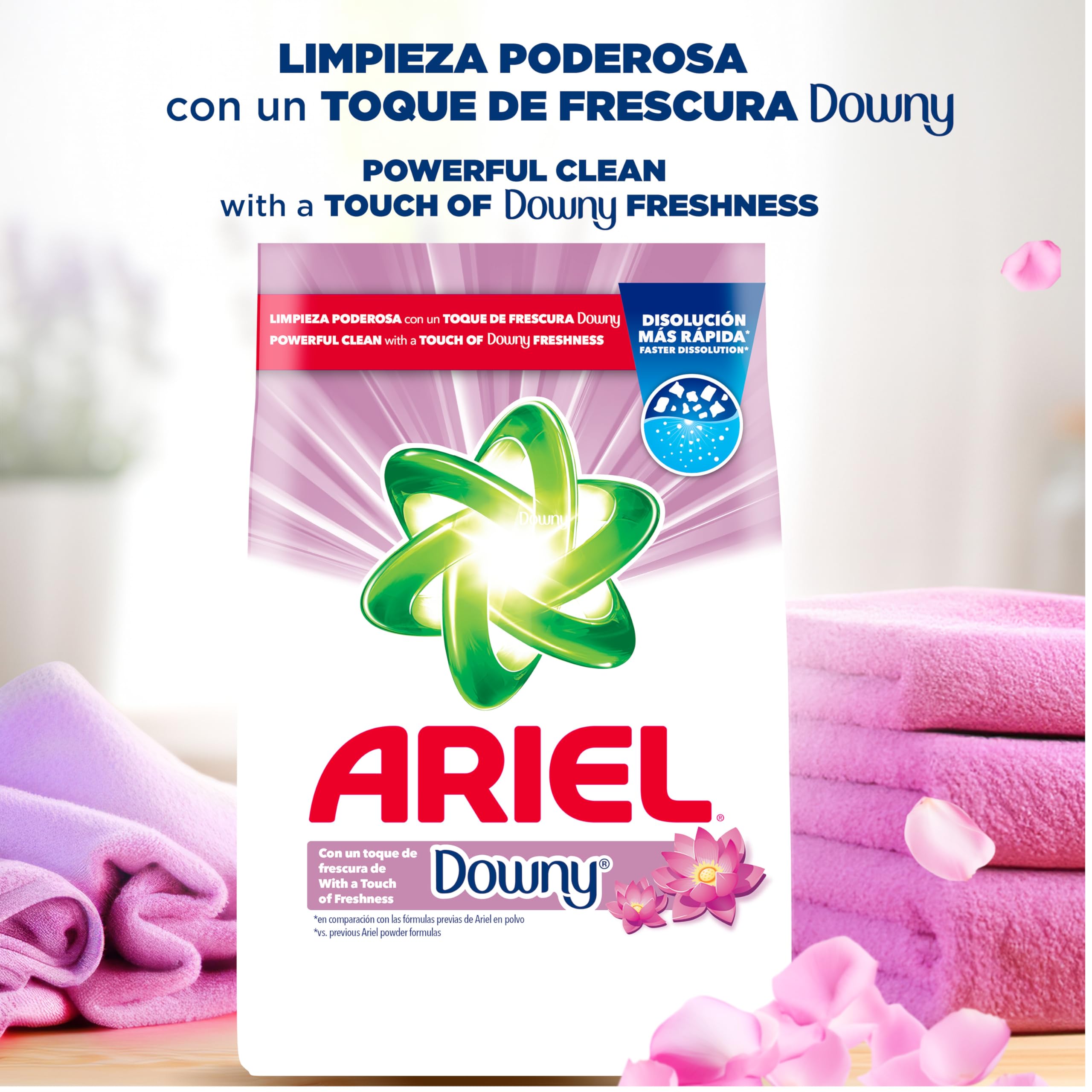 Ariel, with a Touch of Downy Freshness, Powder Laundry Detergent, 158 oz, 99 loads