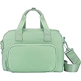 Bentgo Insulated Lunch Bag – Extra-Large Capacity Adult Lunch Bag with Shoulder Strap and External Storage Compartment, Durable, Lightweight, Ideal for Work, School, & Meals On the Go (Clay Green)