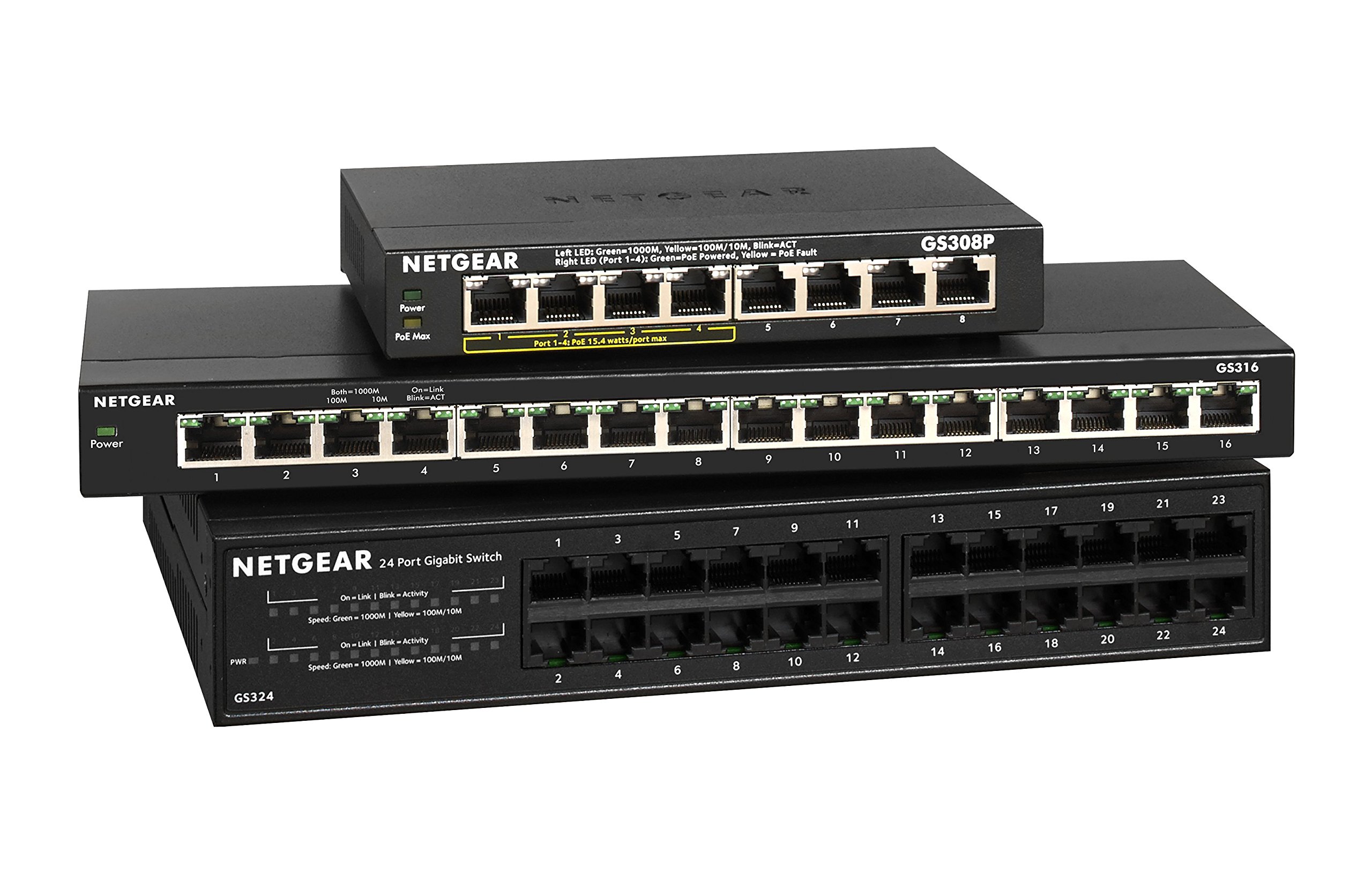 NETGEAR GS324100EUS 24Port Gigabit Desktop/Rackmount Switch