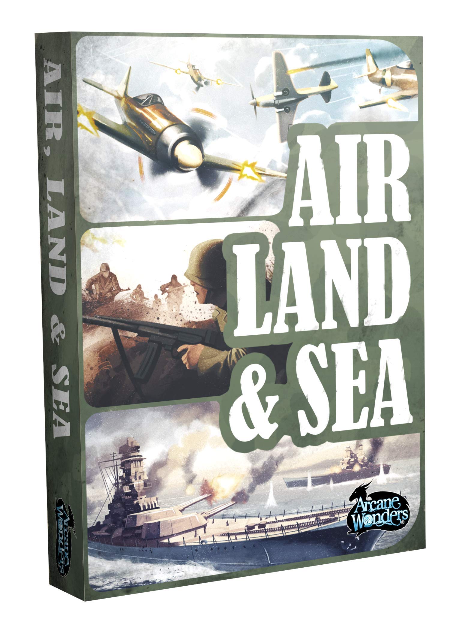Arcane Wonders | Air Land & Sea: Revised Edition | Card Game | Ages 14+ | 2 Players | 20 Minutes Playing Time