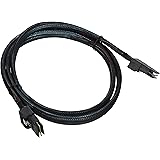 Monoprice 1m 30AWG Internal Mini SAS 36-Pin SFF-8087 Male to Mini SAS 36-Pin SFF-8087 Male Cable - Black (108189)