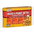 Keebler Sandwich Crackers, Single Serve Snack Crackers, Lunch Snacks, Cheese and Peanut Butter, 11oz Tray (8 Packs)