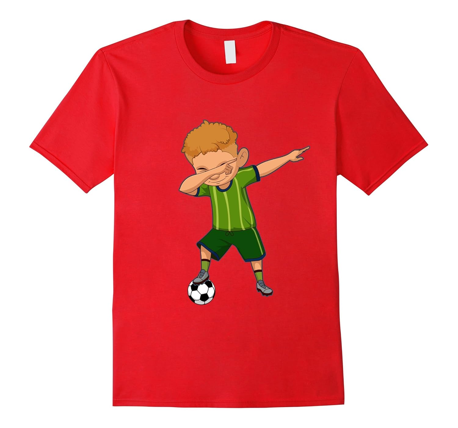 Soccer Shirt for Boys Funny Dabbing Dab Dance Soccer Ball-ANZ