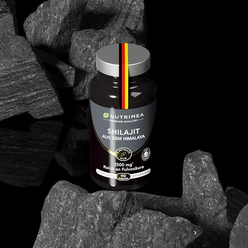 Shilajit Kapseln | Original Himalaya Hochdosiert, 2500mg | Nutrimea