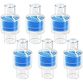 Update Packaging Universal Heat Moisture Exchanger/Exchange Filter Replacement for Z1, Z2 HME Humidification Solution Filter Fit 22mm Diameter Tubing-6 Pack, Individually Sealed Packaging LUXRILIX