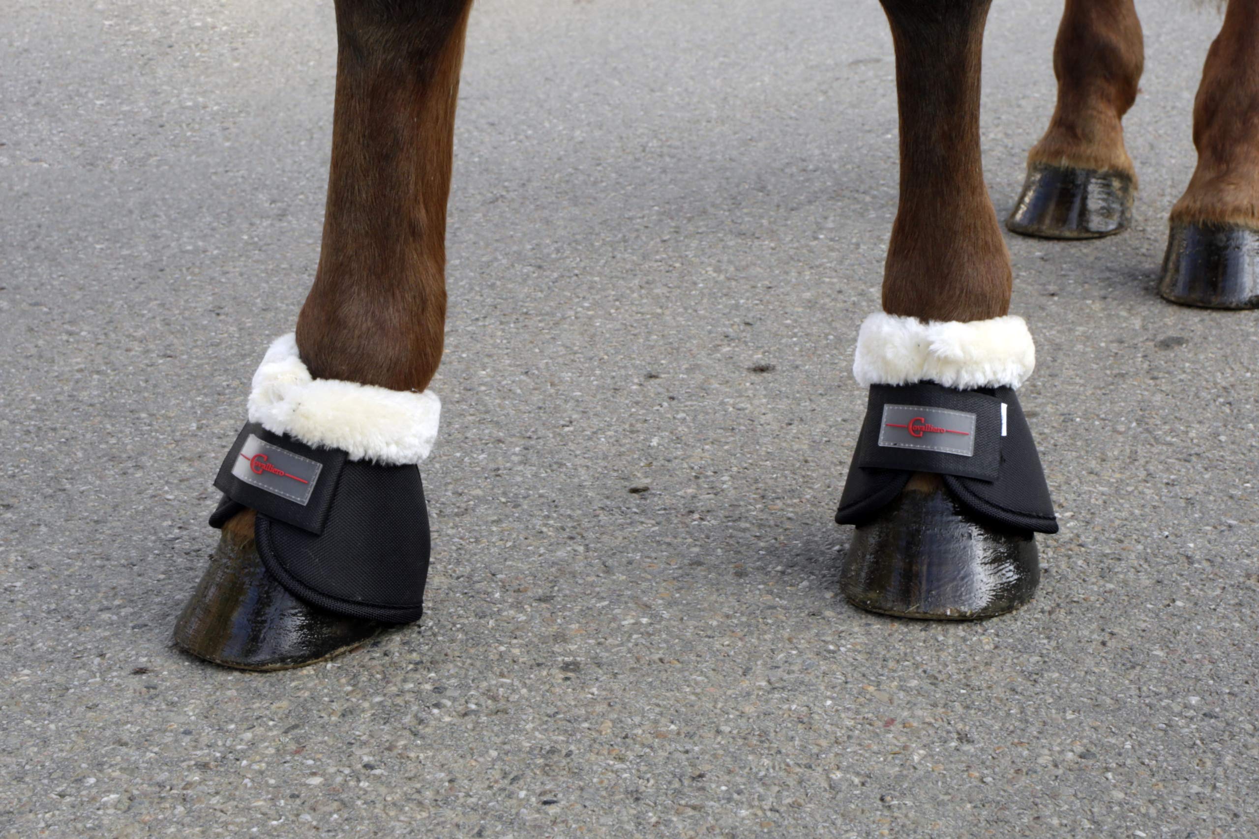 Kerbl Covalliero Jumping Bells Teddy Fleece Black Cob