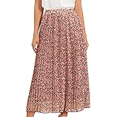 Allegra K Floral Skirt for Women 2026 A Line High Waisted Casual Boho Summer Midi Skirts
