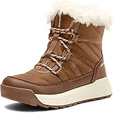 AIRHAS Women's Warm Snow Boots Cold Weather Winter Boots Fur Lined Comfortable Lightweight