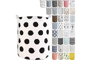 RoyBoder Collapsible Laundry Basket in Bedroom Waterproof Laundry Hamper in Bathroom Large Laundry Bag in College Dormitory Cloakroom Livingroom Nursery Organizer Toy Bin