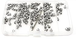 iexcell 100 Pcs M3 x 5 Thread Pitch 0.5 mm