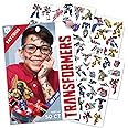 Savvi - 50 Transformers Temporary Tattoos: Skin-Safe Ink, Great for Halloween and Birthday Parties, Gifts for Boys and Girls Ages 4-12+, Made in the USA [6 sheets, 50 count]