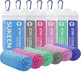 Sukeen Cooling Towel Microfiber 40x12 Soft Ice Towel for Sports Yoga Beach Gym