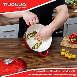 Cast Iron Dutch Oven with Lid – Non-Stick