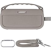 Baval Soft Silicone Cover Case for Bose New SoundLink Flex Portable Bluetooth Speaker 2nd Gen,Sandstone Silicone Cover