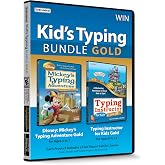 Kid's Typing Bundle Gold - Windows - Includes Two Software Typing Programs to Teach Kids How to Type with Mickey Mouse &amp; Friends or on Typer Island - CD/PC