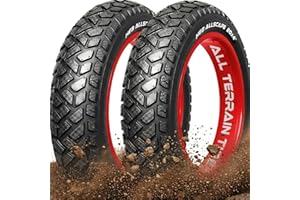 HAPPY EBIKES Allscape 20x4.0 Fat Tire E-Bike Tires – Heavy Duty 20 Inch Bike Tires for Electric Bikes & Mountain Bikes, All-Terrain Grip, Puncture Resistance, Trail Ready – 2 Pack – USA Customer Support