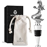 Homestia Wine Bottle Stopper Mermaid Gifts for Women Mom, Daughter Wine Stopper for Glass Bottles, Wine Preserver, Zinc-Alloy