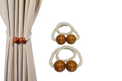 2pcs Curtain Tie Back Magnetic Crystal Star Curtain Tieback