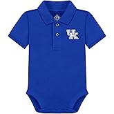 Creative Knitwear College Baby Polo Bodysuit Solid - Team Logo, Multiple Colors, for Boys & Girls (0-12 Months)