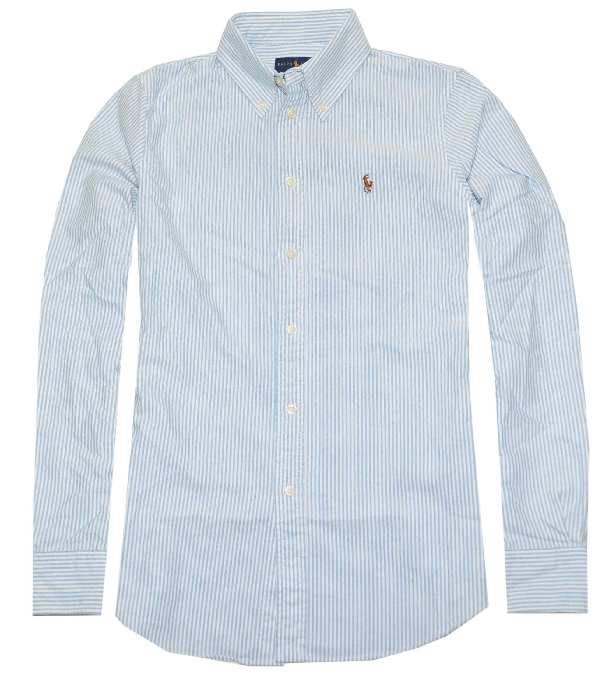 polo ralph lauren women's custom fit oxford button down shirt