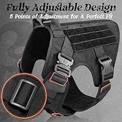 rabbitgoo Tactical Dog Harness for Large, Heavy