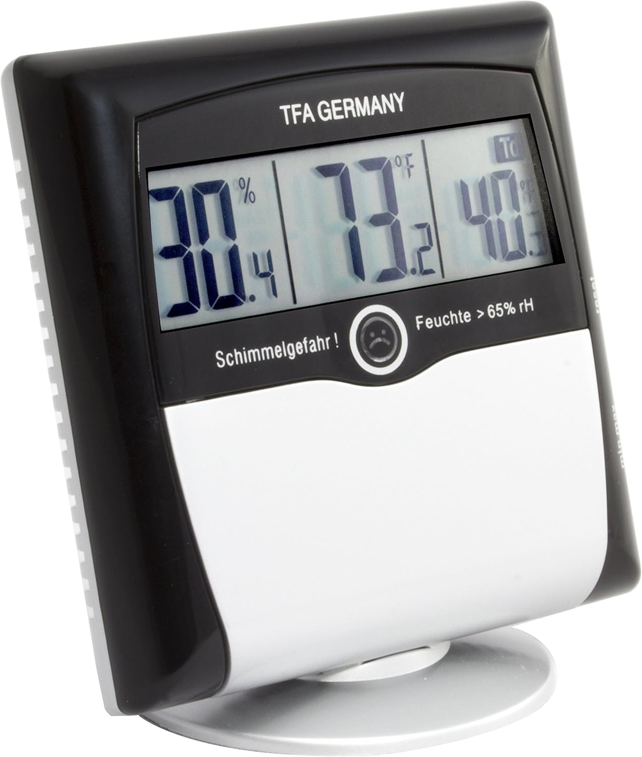 MultiColour TFA Dostmann Digital ThermoHygrometer 19.3 x 4.2 x 26.