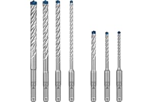 BOSCH ACCESSORIES Bosch Professional 7X Expert SDS plus-7X Hammer Drill Bit Set (for Reinforced Concrete, Ø 5-12 mm, Accessories Rotary Hammer Drill)