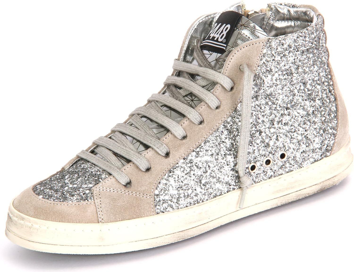 p448 skate glitter high top