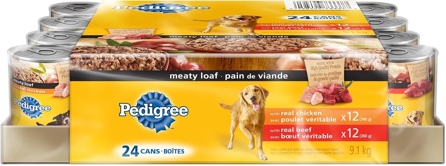 pedigree canned dog food 24 pack