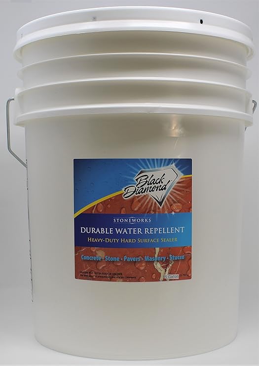 Amazon Co Jp 耐久性撥水penetrating Sealer 車道コンクリート レンガ Masonry Pavers 保護サーフェス10年まで ブラックダイヤモンドstoneworks Gallon Dwr 5g Diy Tools Garden