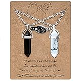 MJartoria BFF Necklace for 2 Crystal Charms Best