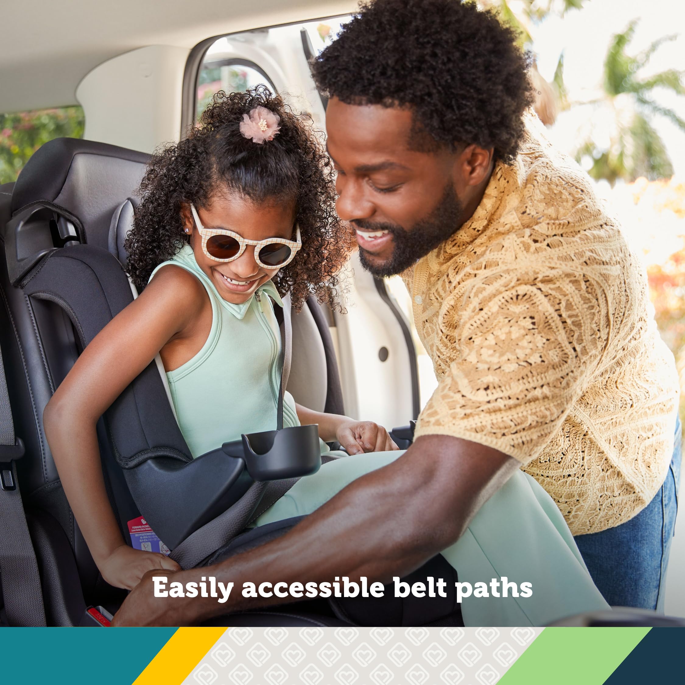 Safety 1st Grand 2-in-1 Booster Car Seat, Forward-Facing with Harness, 30-65 pounds and Belt-Positioning Booster