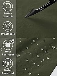 TACVASEN Hiking Shorts Men Quick Dry Shorts Summer