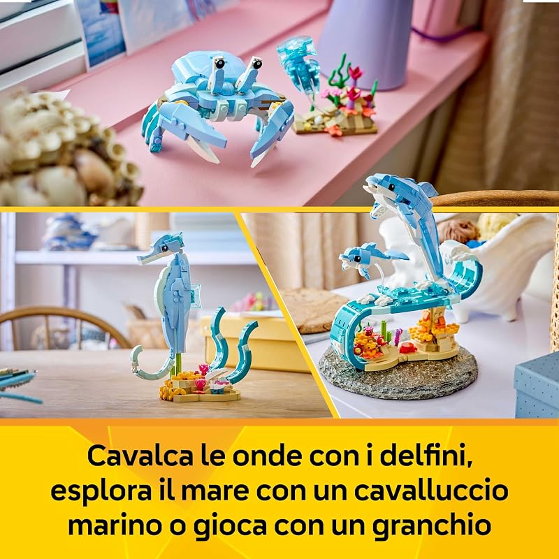 Creator 3 in 1 Animali marini: meravigliosi delfini 31385